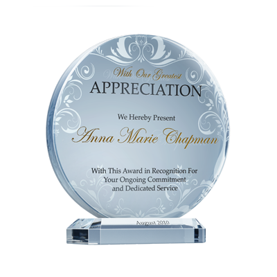 Pastor Appreciation Plaque