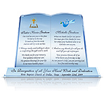 Crystal Plaque for Pastor's Wife