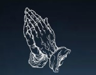 Pastor Retirement Plaque with Prayer Hands