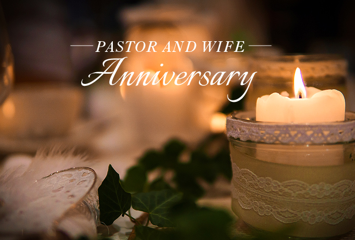 pastor and wife anniversary ideas