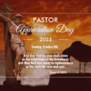 Pastor Appreciation Day 2023 - Sunday, October 8th